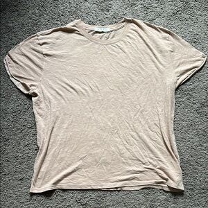 We The Free Pink Boxy Short Sleeve T-Shirt